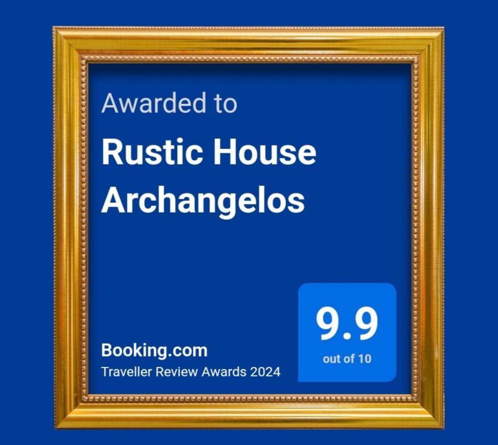 Rustic House Archangelos Arhángelosz Kültér fotó